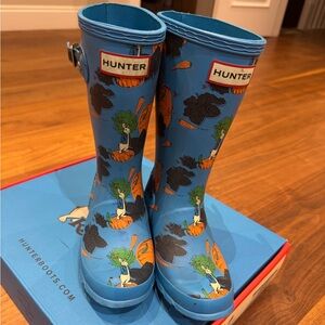 Hunter boots Peter Rabbit Limited edition size 13